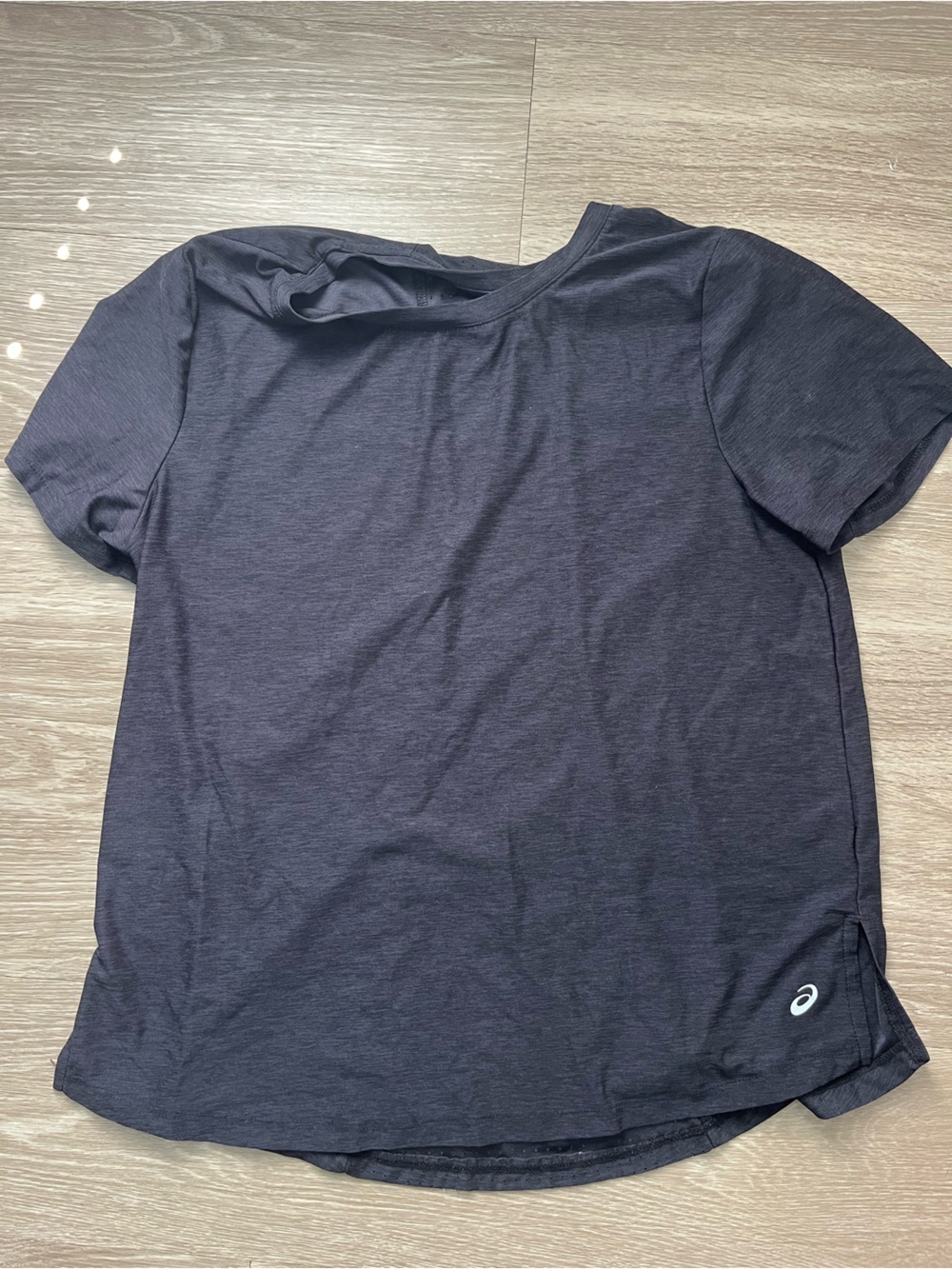 ASICS black running top
